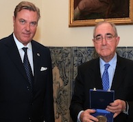 Le Grand Maître reçu par le Ministre portugais des Affaires Etrangères